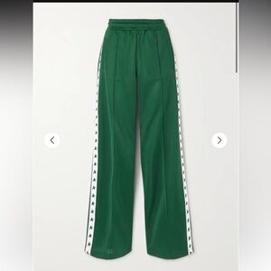 GOLDEN GOOSE Striped jersey wide-leg track pants